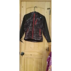 Snozu Black/Grey Performance Full Zip Jacket Boys Size Youth M (10/12)